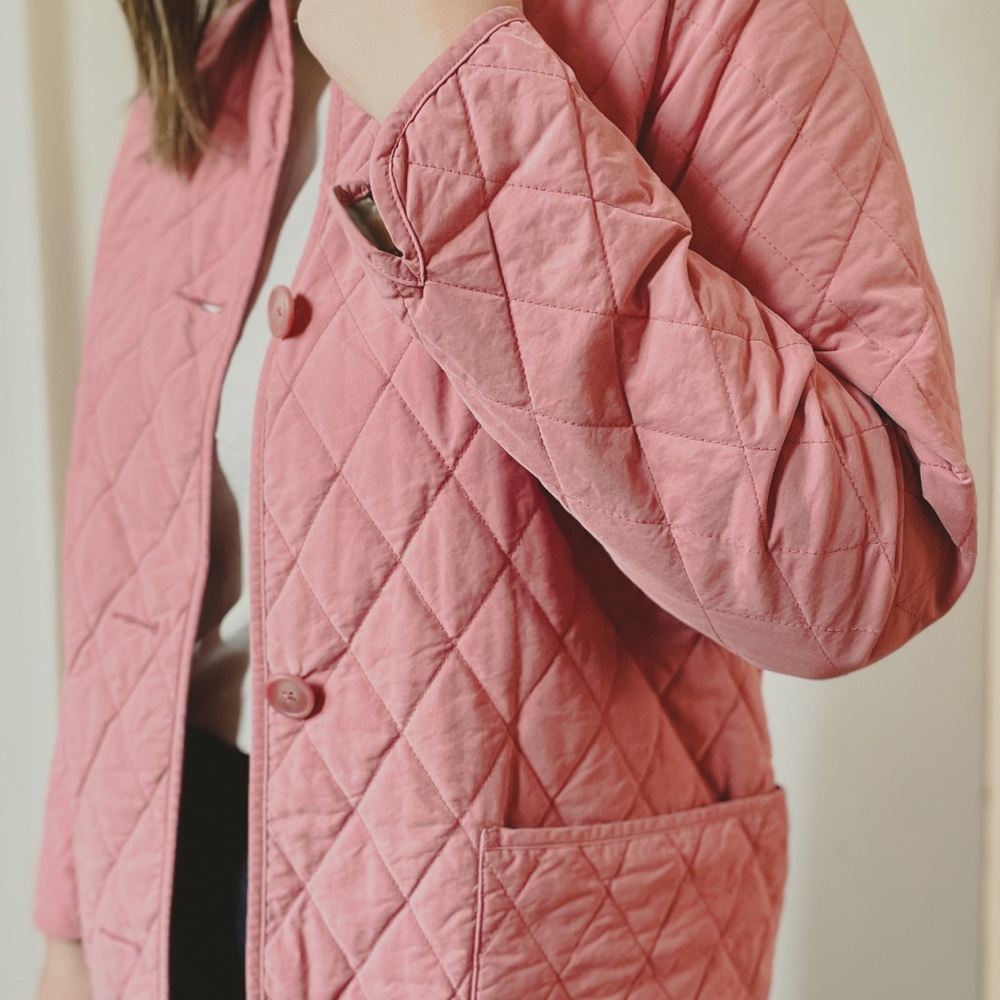 90's LL Bean Quilted Chore Coat/Barn Jacket (M/L)